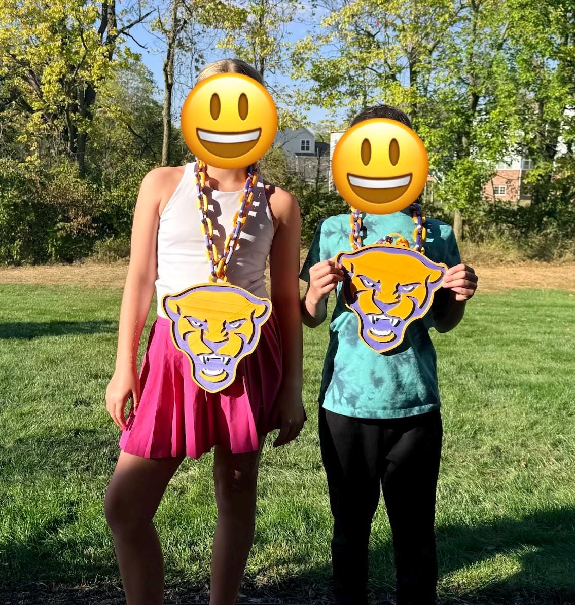 St. Pius X Mascot Necklace – 3D Printed School Spirit Chain
