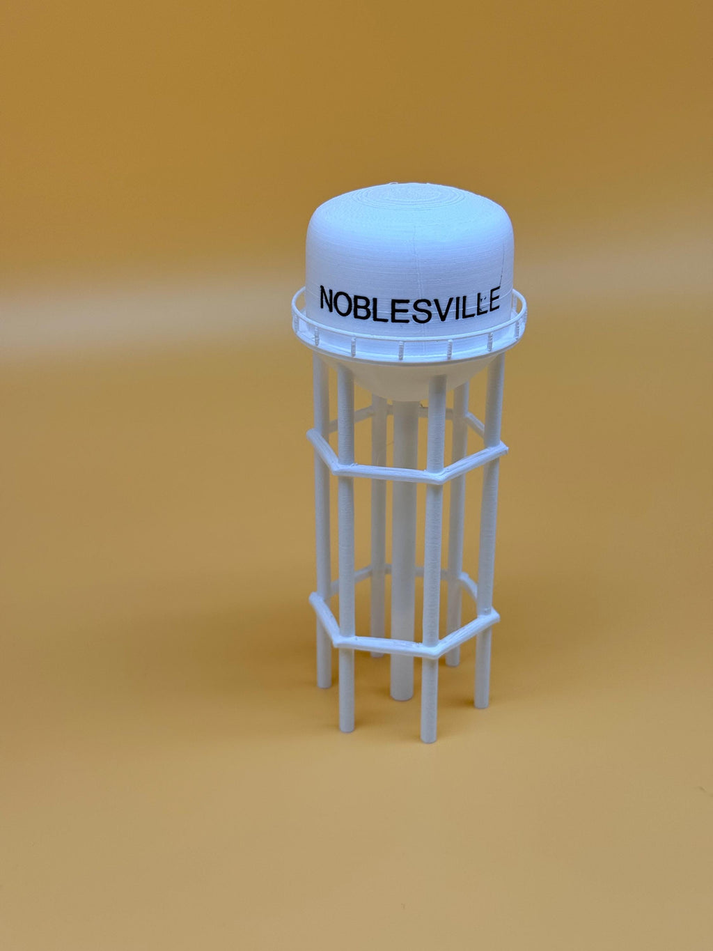 Customizable 3D Printed Water Tower, Model Railroad Scenery, Toy, Personalized Landmark