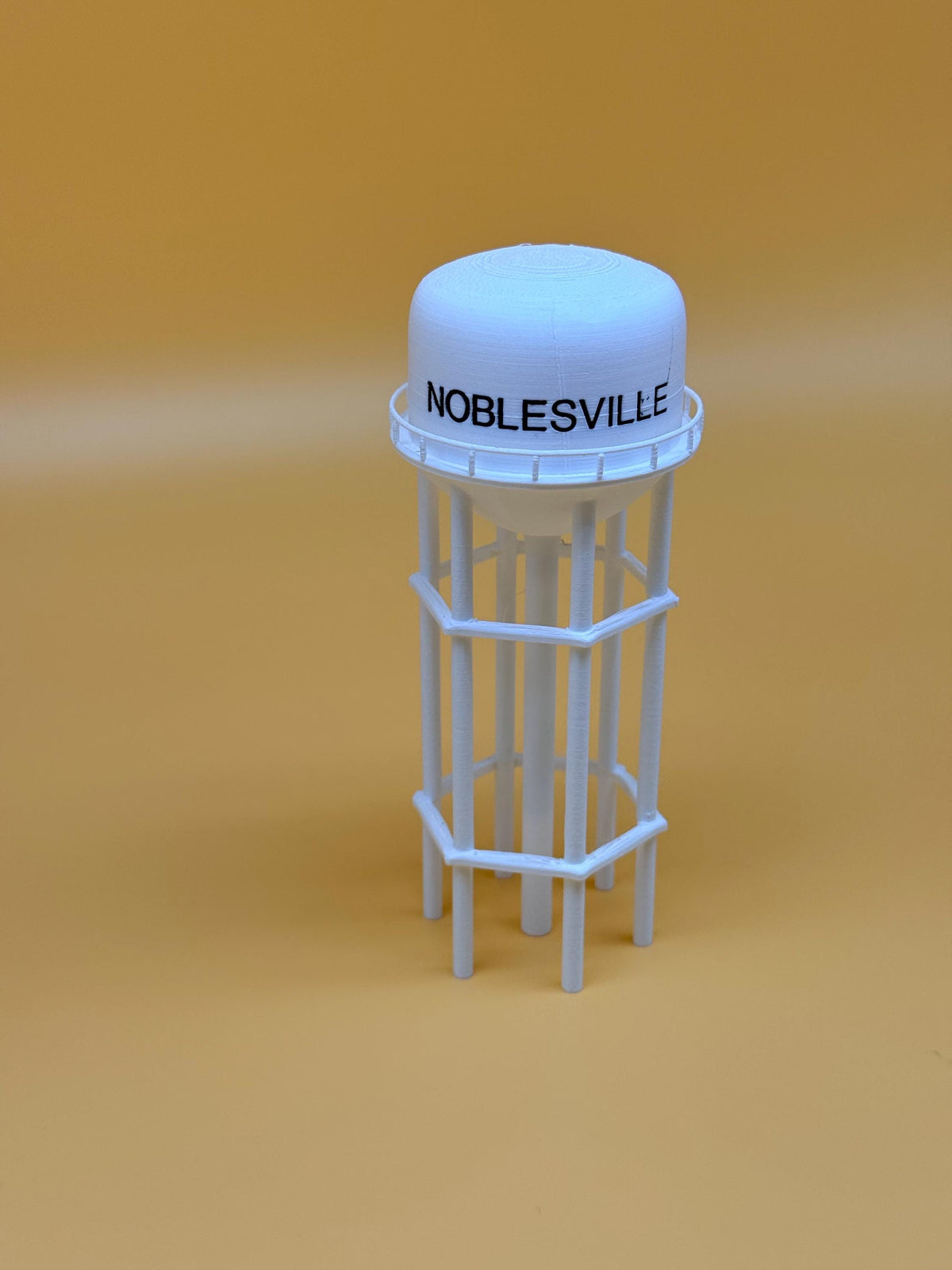 Customizable 3D Printed Water Tower, Model Railroad Scenery, Toy, Personalized Landmark