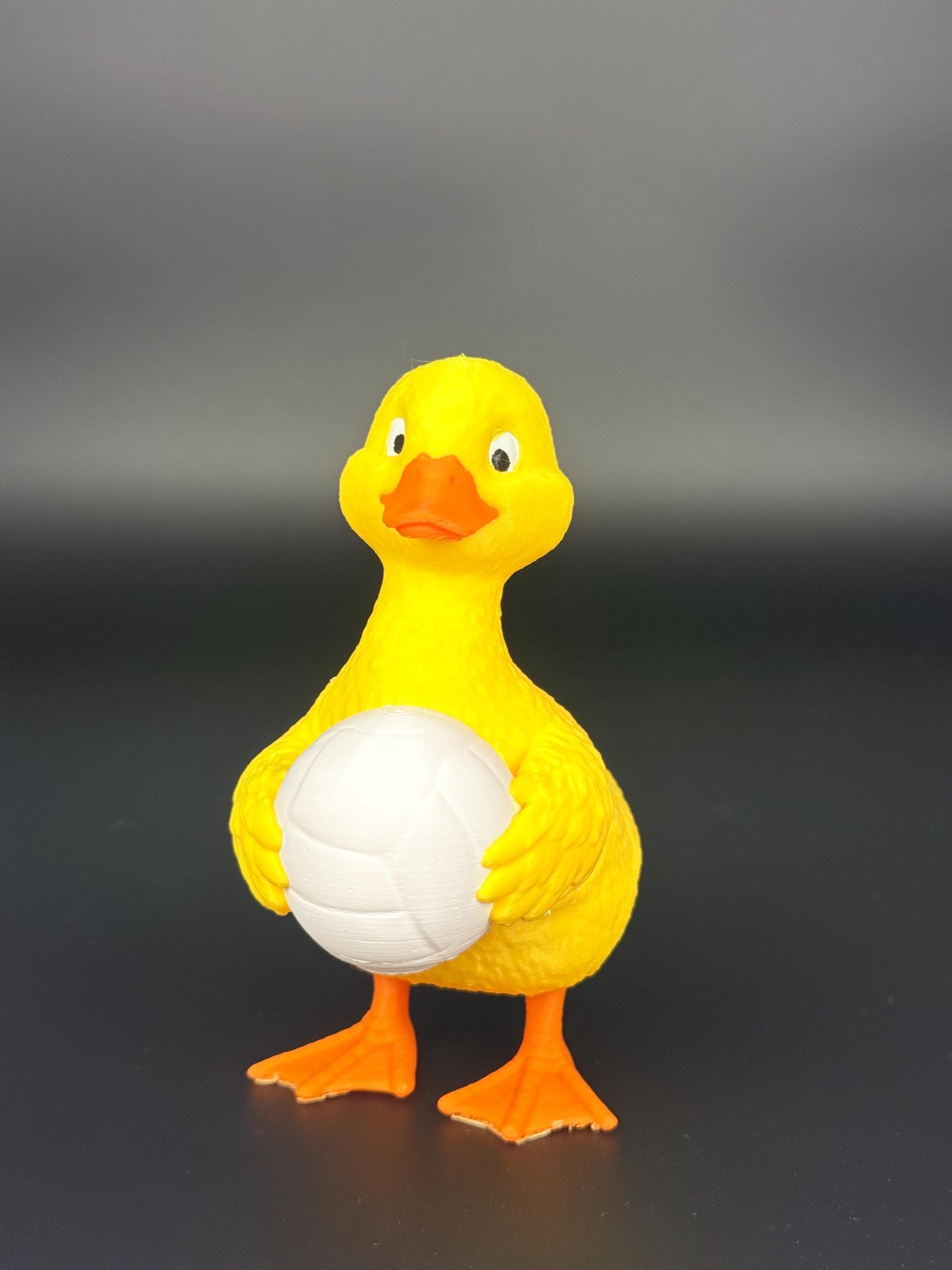 Adorable Easter Volleyball Duck-Good Luck and Quirky Gift for Players, Coaches, Teams