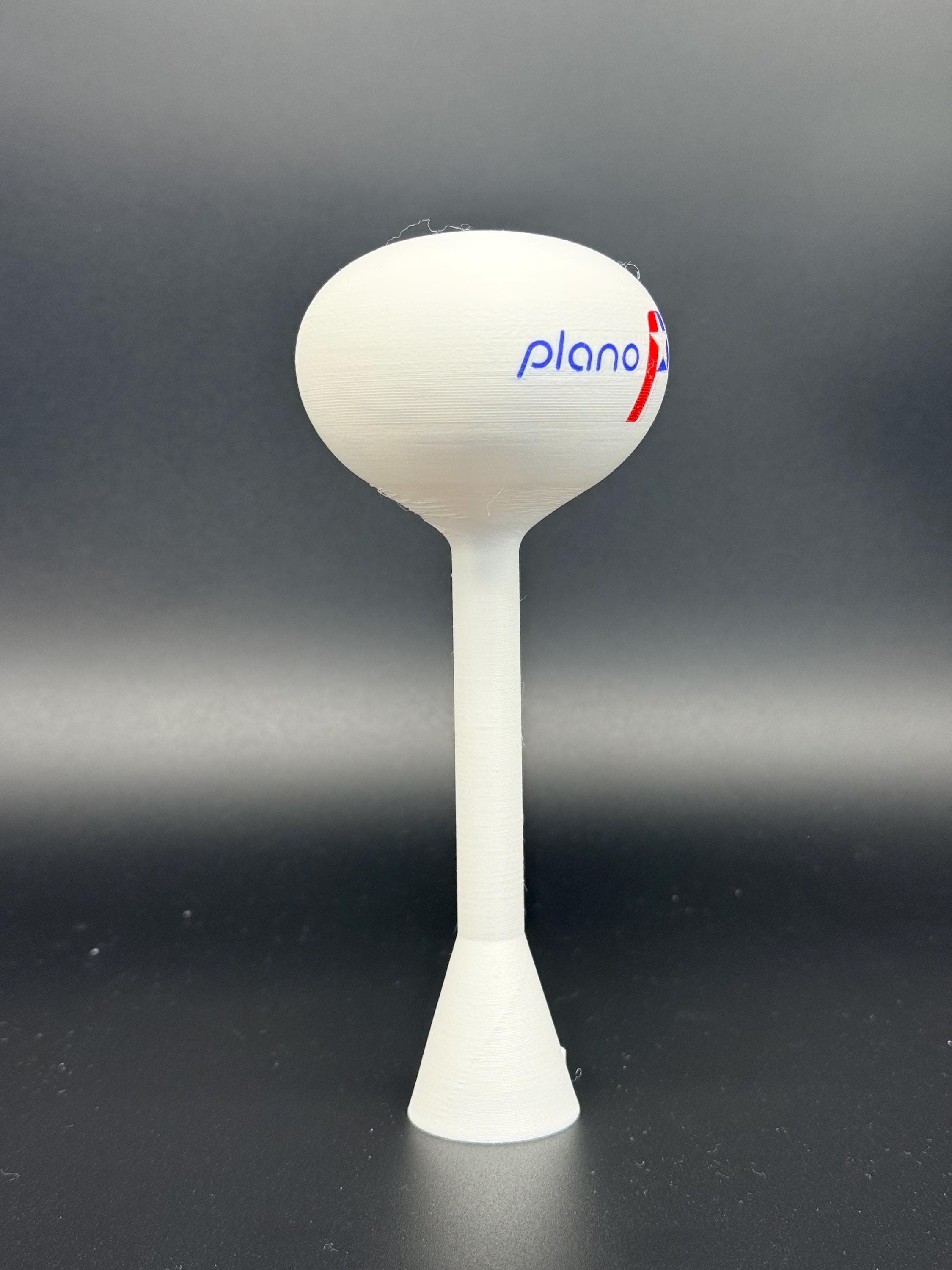Plano Texas, Water Tower Model - Custom, 2 sizes! Miniature Collectible, Customizable