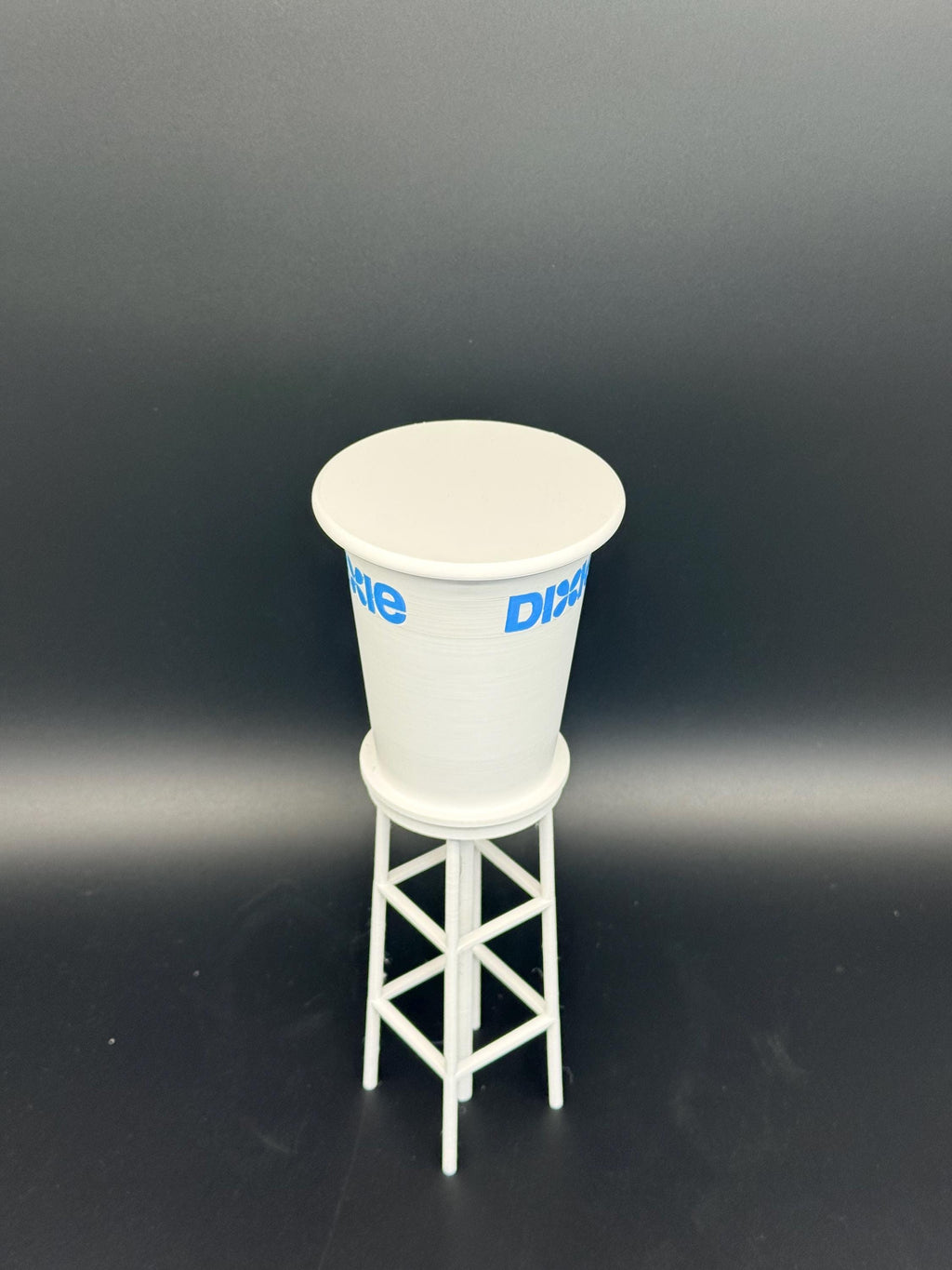 Dixie Cup Water Tower Replica Model: Lehigh Valley Historic Desk Decor (7in/10in)