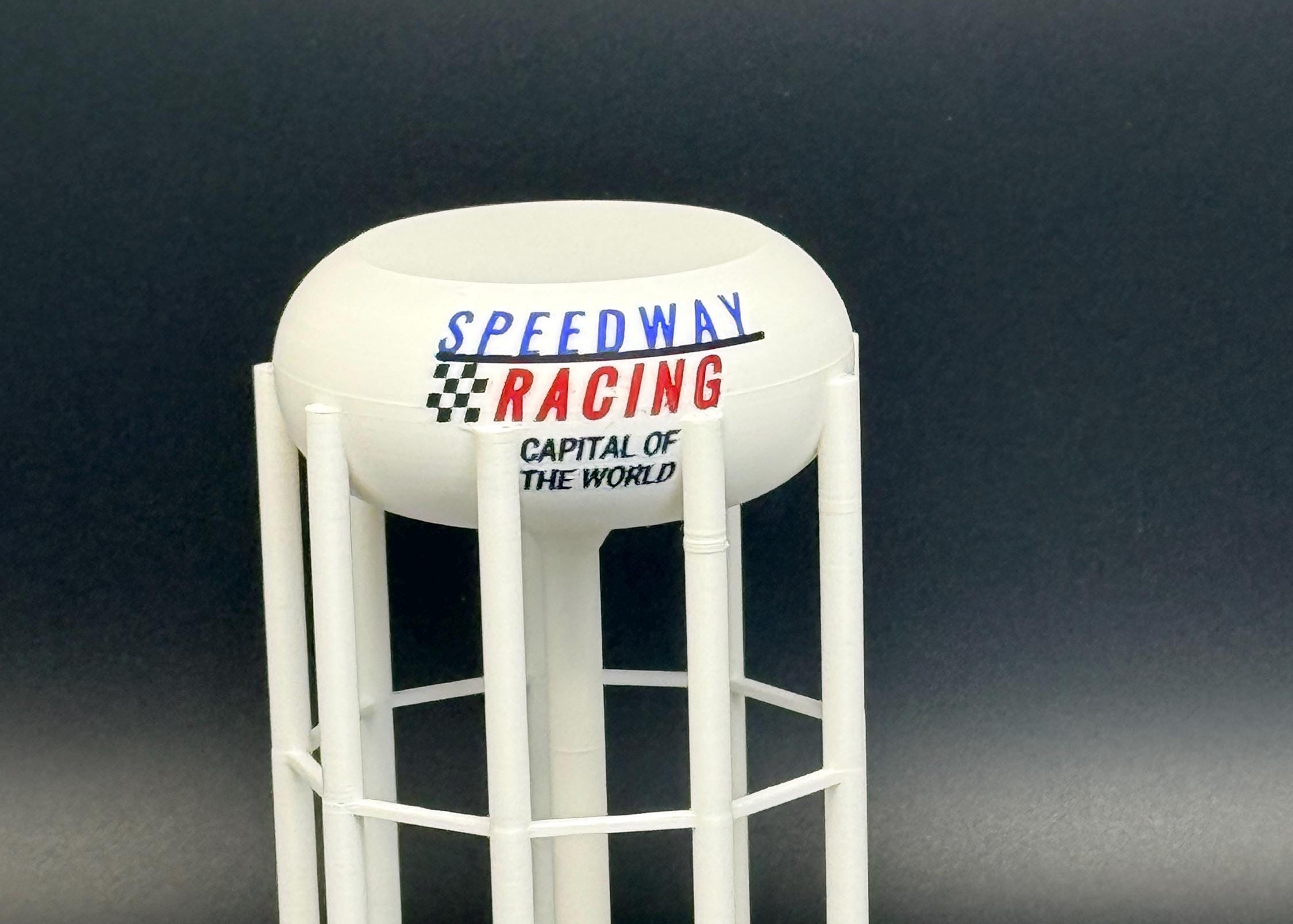 Iconic Indianapolis 500 Speedway Water Tower Race Memorabilia - Indy 500 Collectible