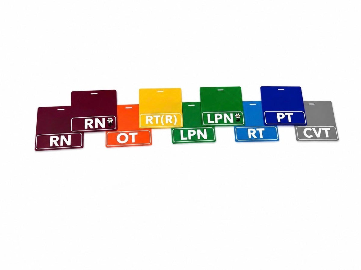 Volume Discount! Customizable Badge Buddy - Nurse, Physical Therapy, OT, CVT, Respiratory Therapy, np, LPN, Rad Tech, Daisy Award