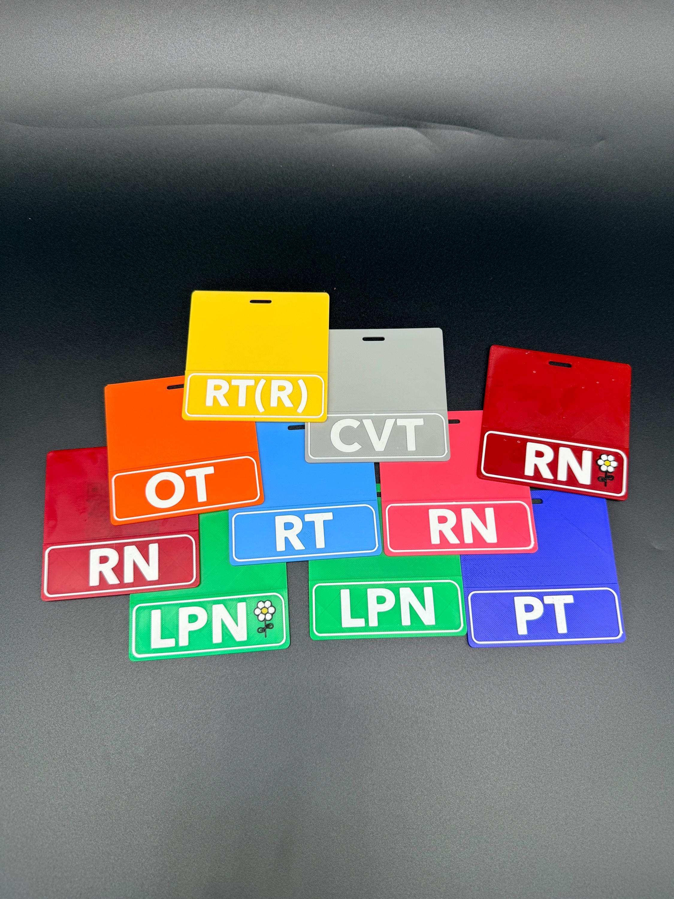 Volume Discount! Customizable Badge Buddy - Nurse, Physical Therapy, OT, CVT, Respiratory Therapy, np, LPN, Rad Tech, Daisy Award